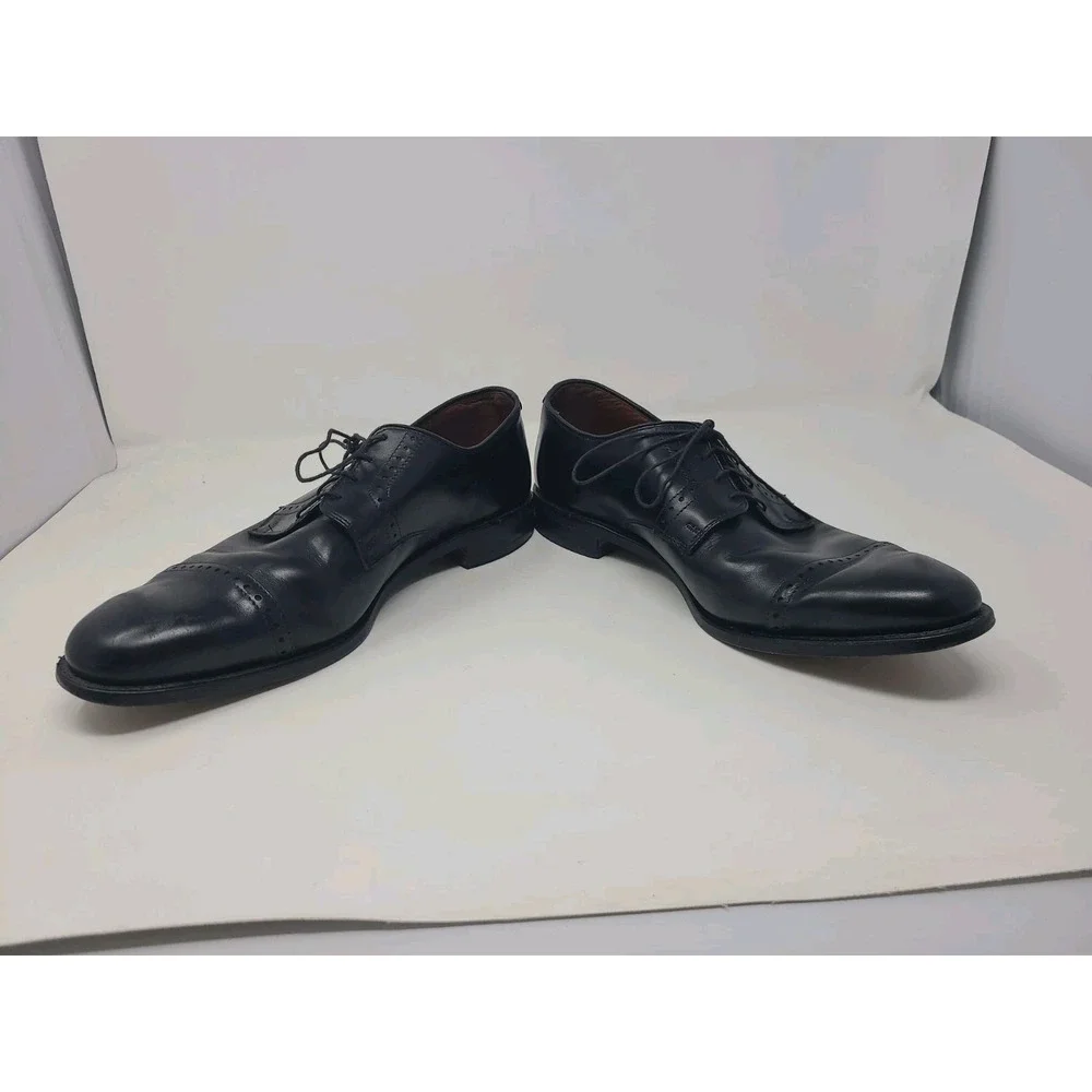 Allen Edmonds Clifton 3308 Black Leather Cap Toe Oxford Dress Shoes Mens 12